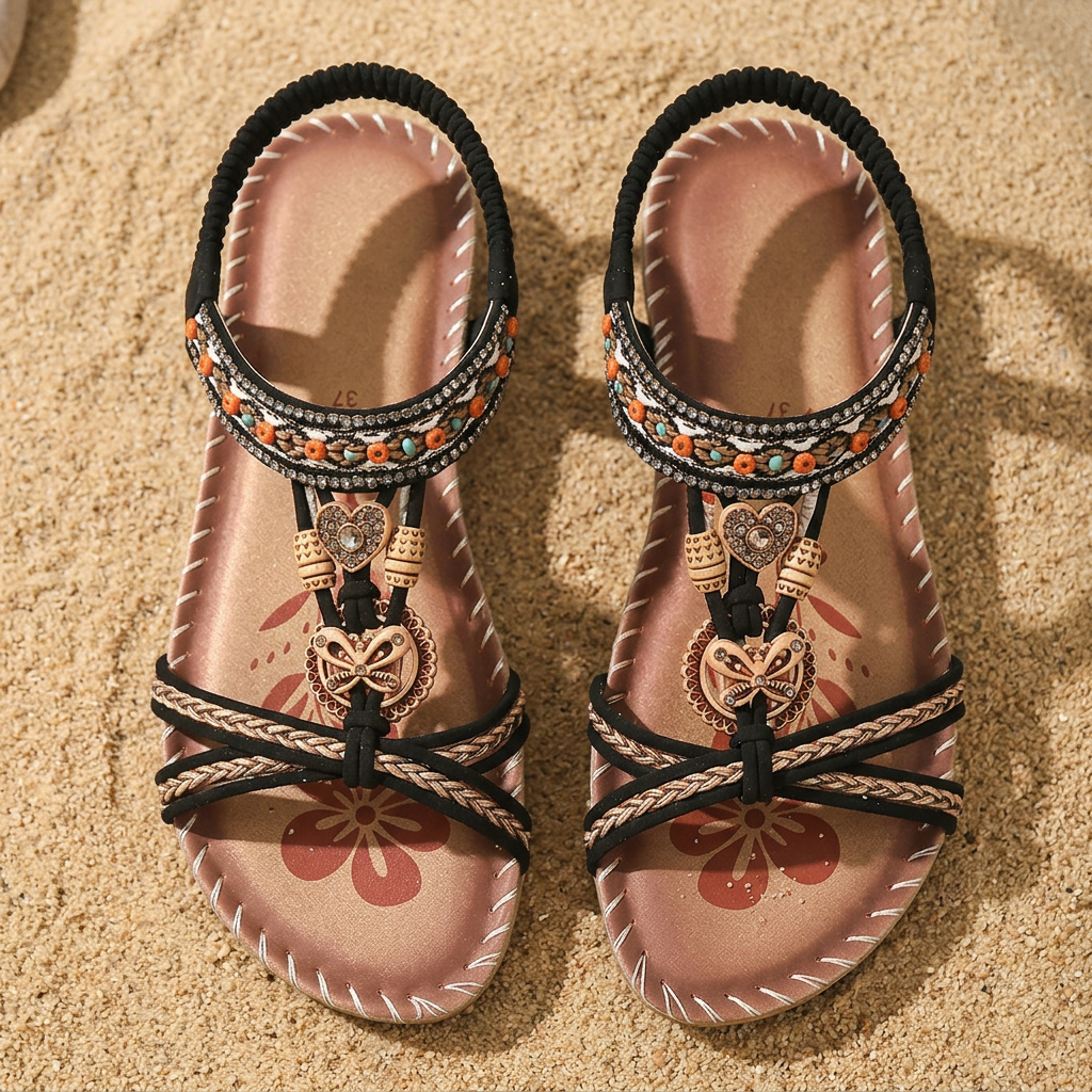 Delacroix Paris Sandalias Confort Bohème Élina