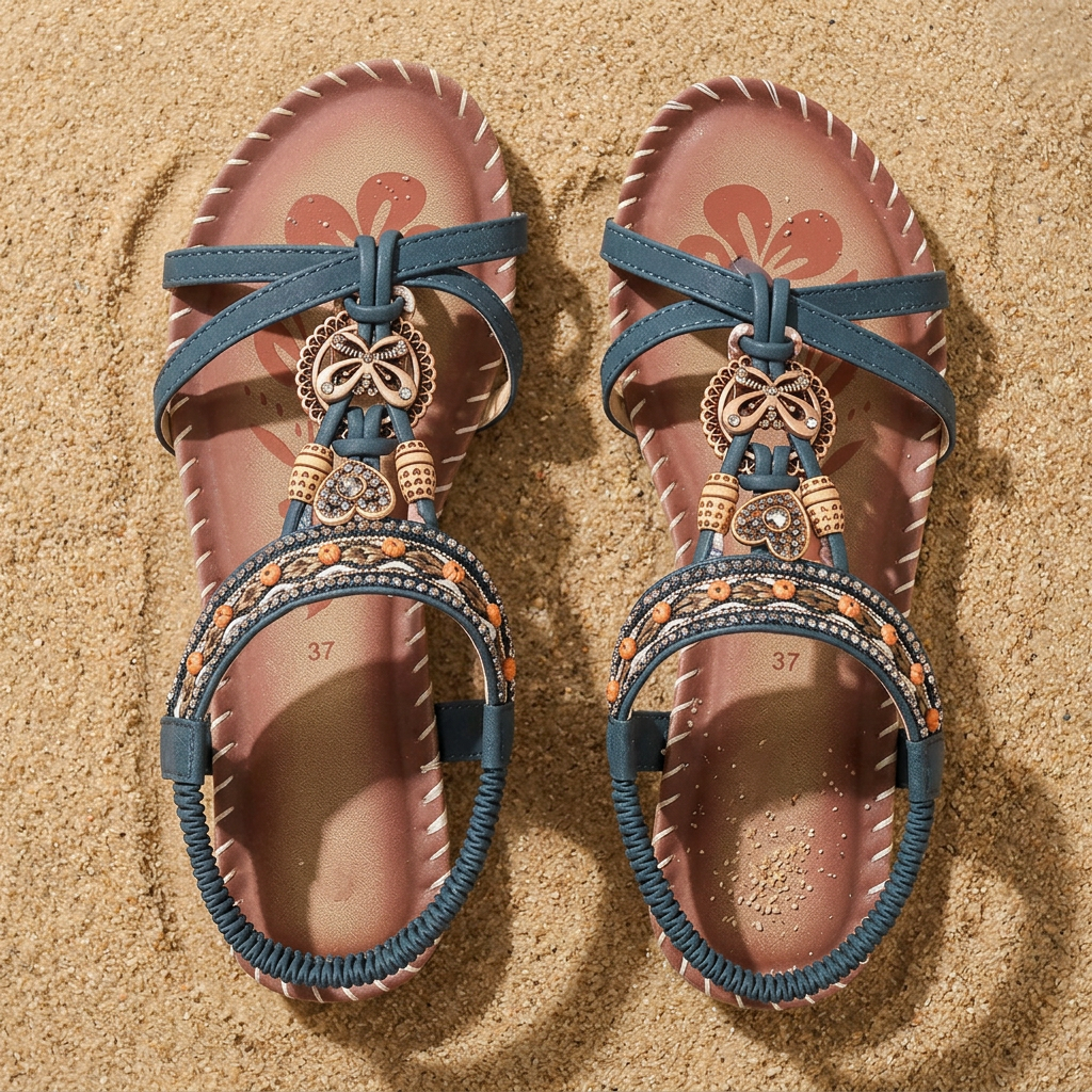 Delacroix Paris Sandalias Confort Bohème Élina