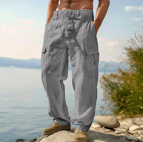 Minimal Vintage Pantalones Trabajo Ligeros