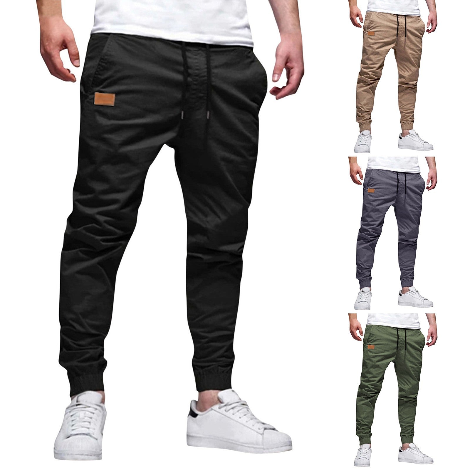 Minimal Vintage Pantalones Rectos Casuales