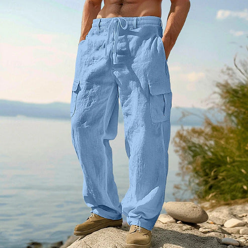Minimal Vintage Pantalones Trabajo Ligeros