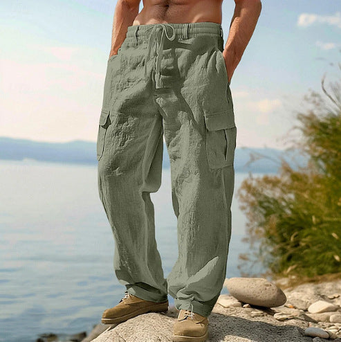 Minimal Vintage Pantalones Trabajo Ligeros