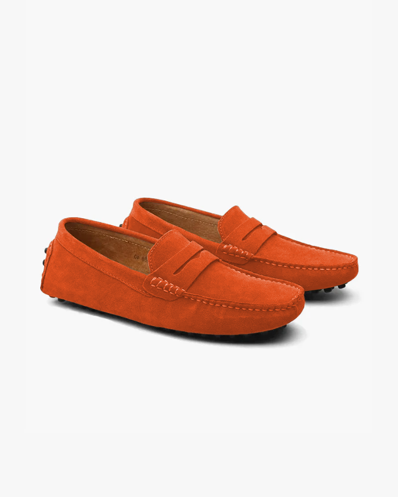 Old Money Mocasín De Ante De Piel De Ternera Hombre