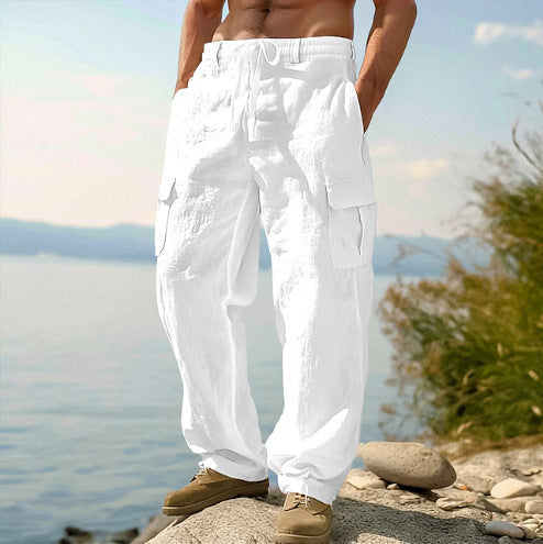 Minimal Vintage Pantalones Trabajo Ligeros